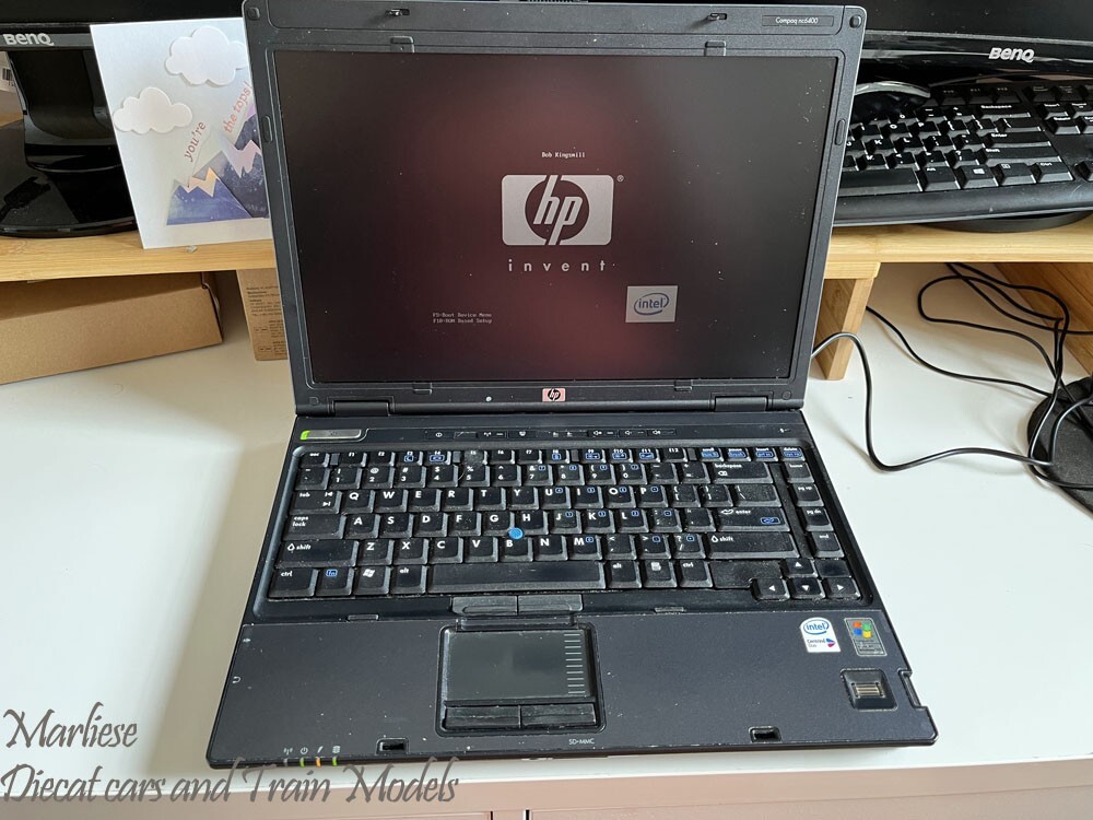 HP -NC6400- Laptop 14″ T5600 @ 1.83G 2.5GB RAM 80GB HDD Win 10 Pro W/ Docking