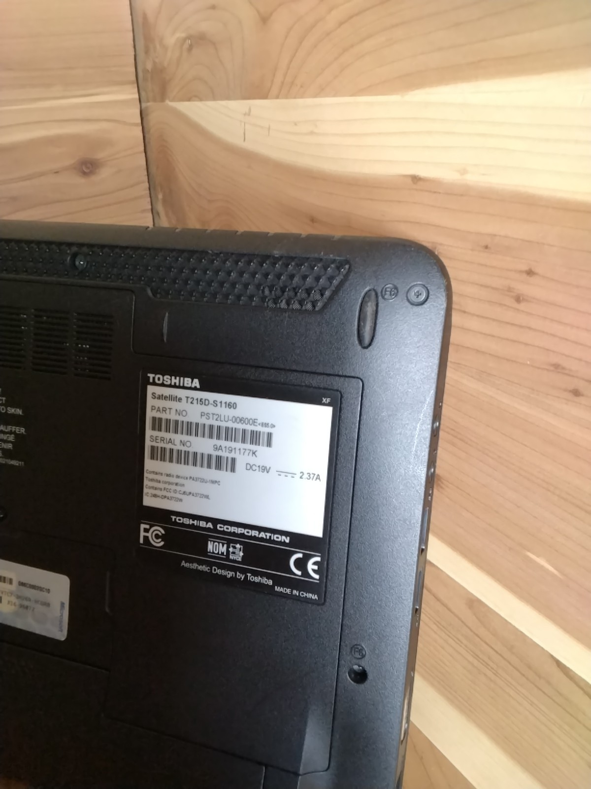 Toshiba Satellite Laptop T215 Windows Dual Core 25 Anniversary