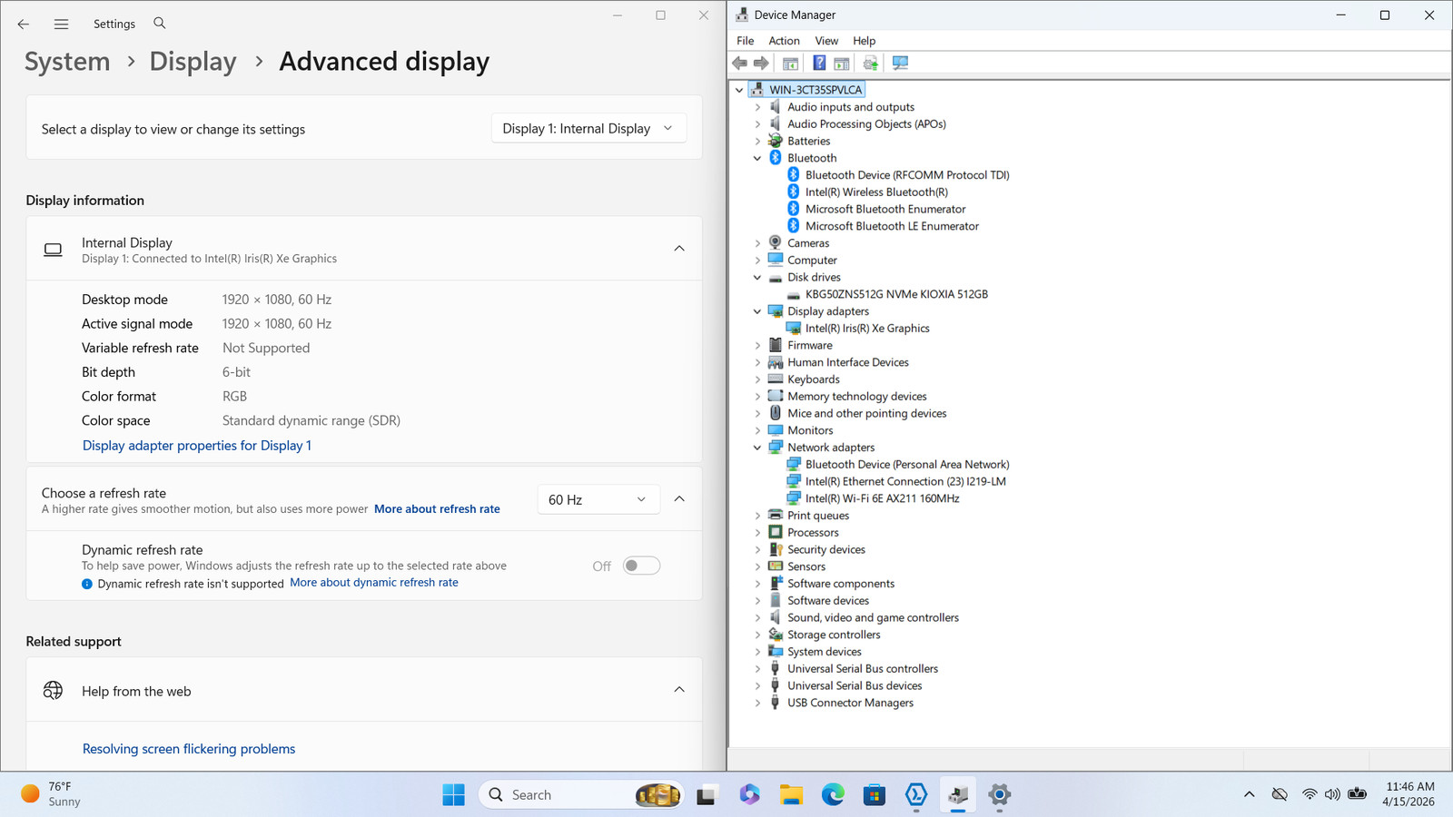 DELL Latitude 5540 15″ FHD I5-1335U 512GB 16GB W11P Webcam Backlit Warranty
