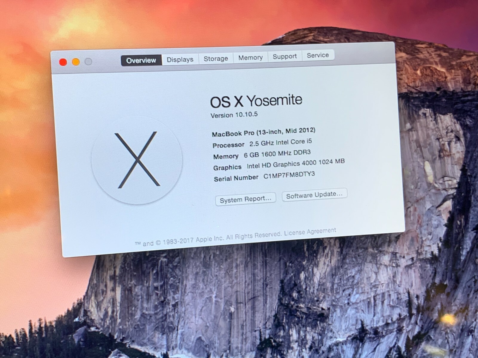APPLE MACBOOK PRO (MD101LL/A) 13.3 / MID 2012 / 500GB HDD / 6 GB RAM – CORE I5
