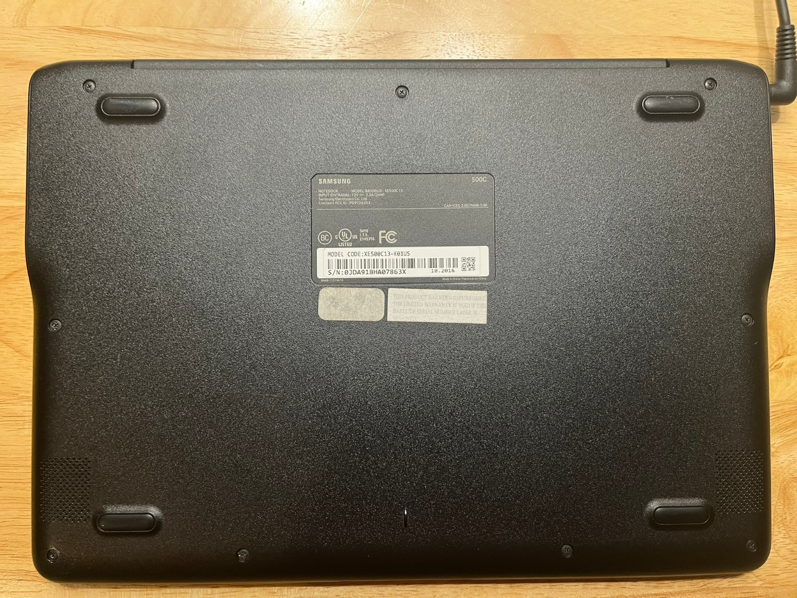 Samsung Chromebook 3 XE500C13-K01US 2 GB RAM 16GB SSD 11.6″ Laptop