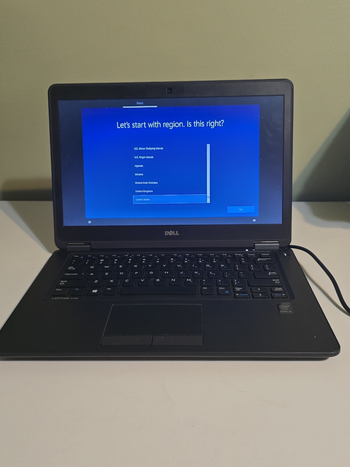 Dell E7450 14″ Laptop 16GB RAM Intel core i5-5300U CPU 2.30 GHz w/ power cord