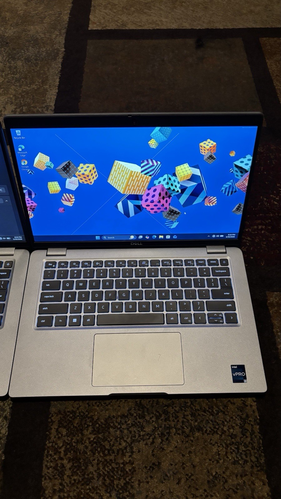 Two Dell Precision 3480 14″ i5-1350P 16GB 512GB SSD Win11 Iris Xe Silver