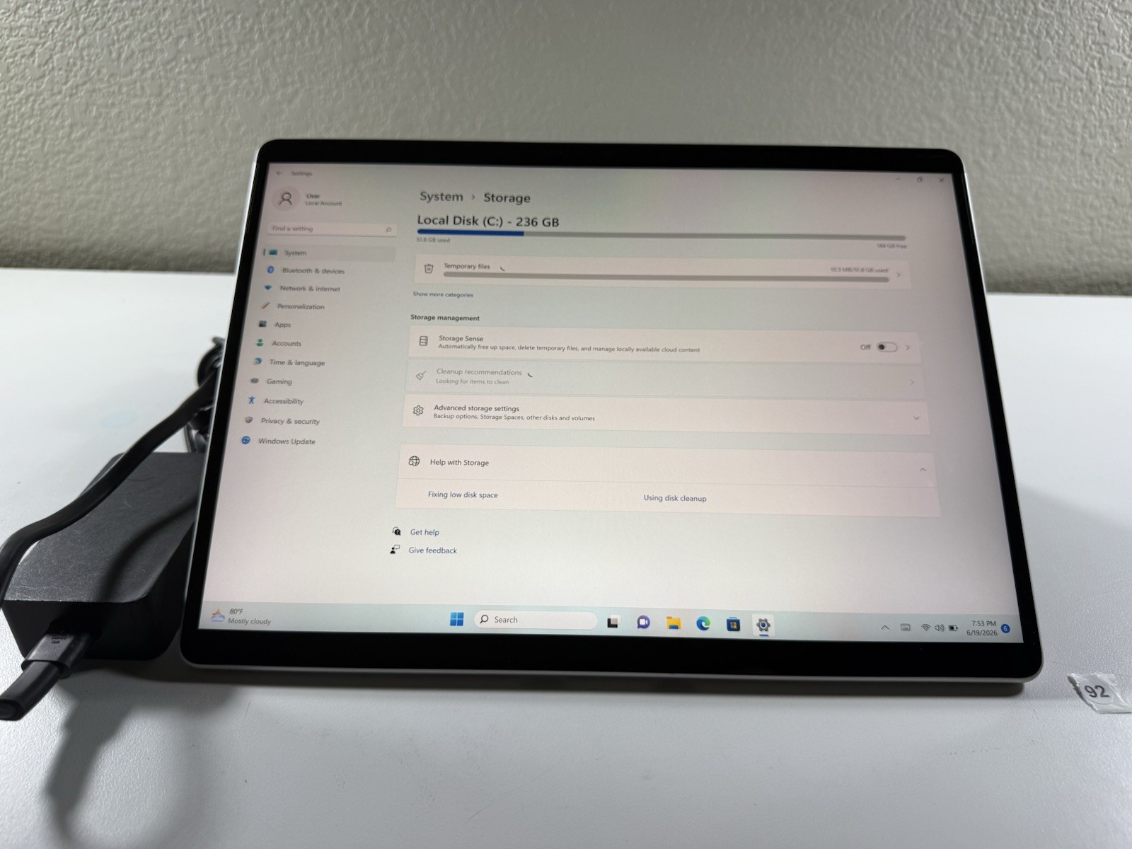 Microsoft Surface Pro 8 (1982) i5-1145G7 – 16GB RAM – 256GB 120Hz – Win 11 Pro