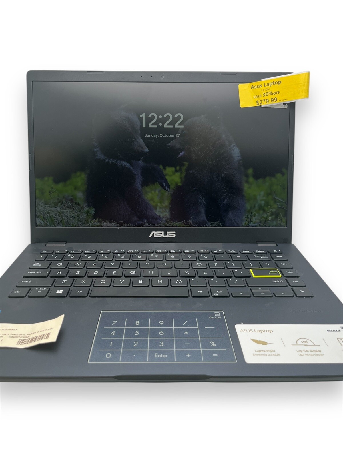ASUS E410 14.0″ (64GB eMMC, Intel Celeron N4020, 1.1 GHz, 4GB RAM, Intel HD…