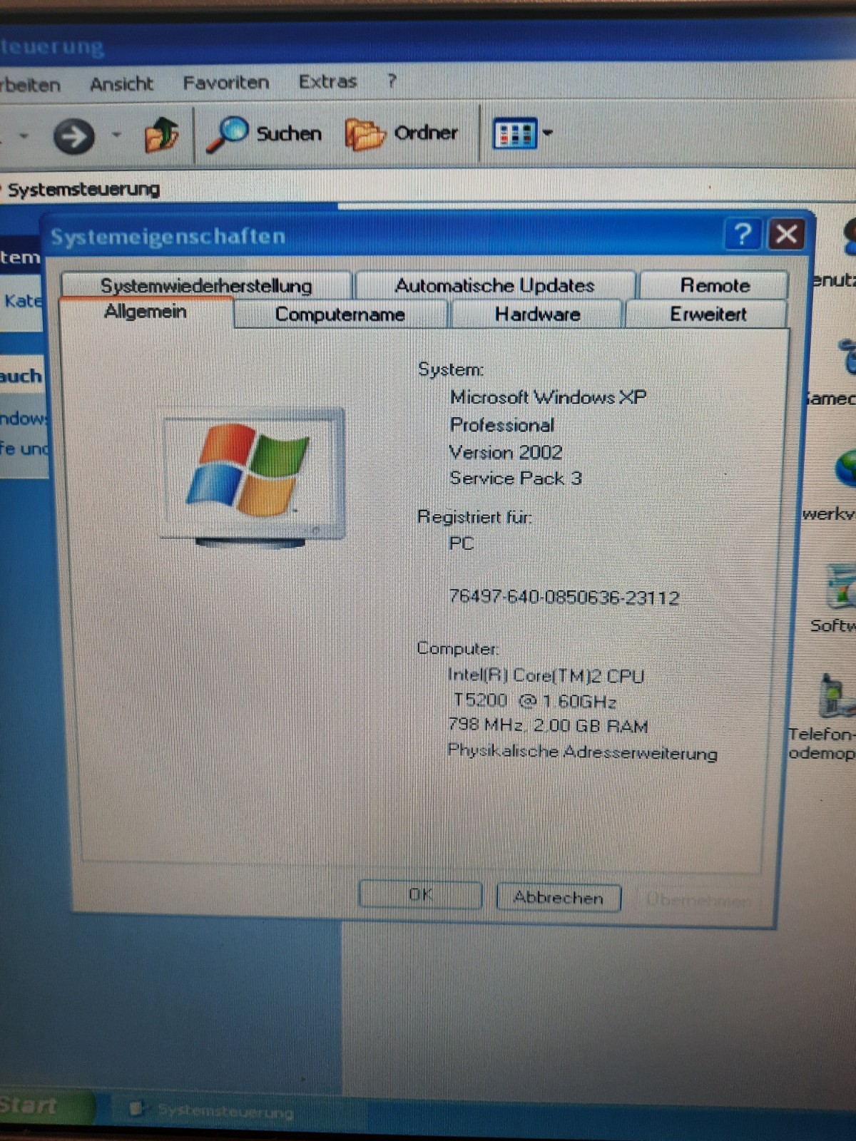 Dell Inspiron 6400 Laptop 15.6” Intel T2050 1.60GHz 2GB RAM 160GB HDD Windows XP