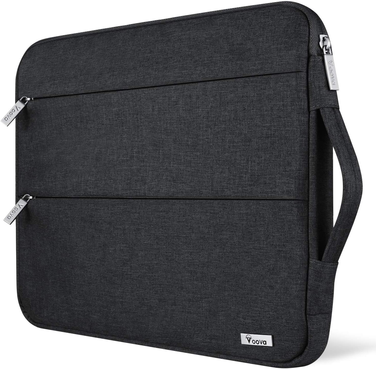 Black Laptop Sleeve for 15.6-16 Inch MacBook Pro 16 M1/M2/M3/M4 Max, Waterproof