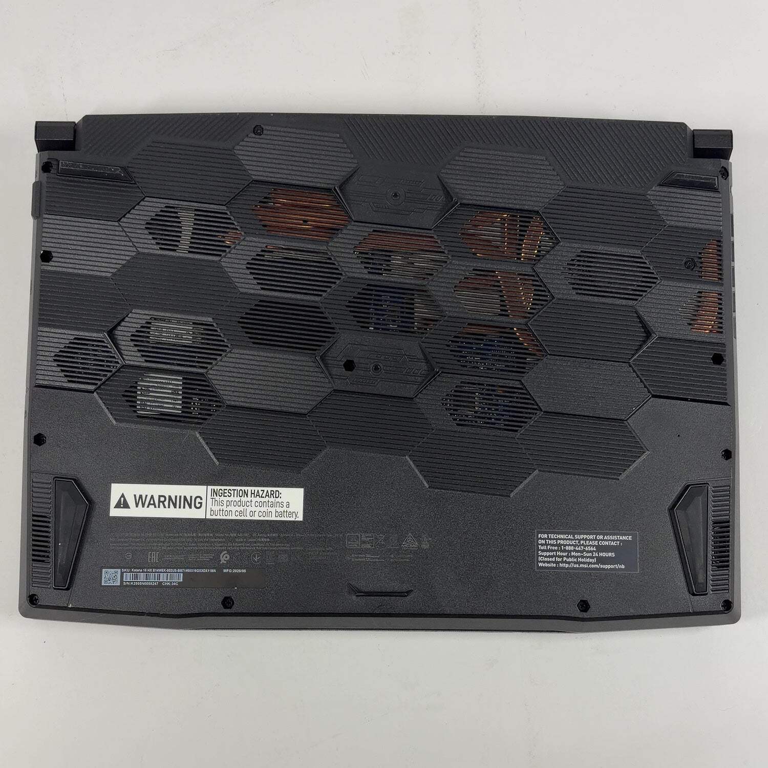 MSI Katana 15 HX 15.6″ i7-14650HX 2.2GHz 16GB RAM 512GB SSD GeForce RTX 5050
