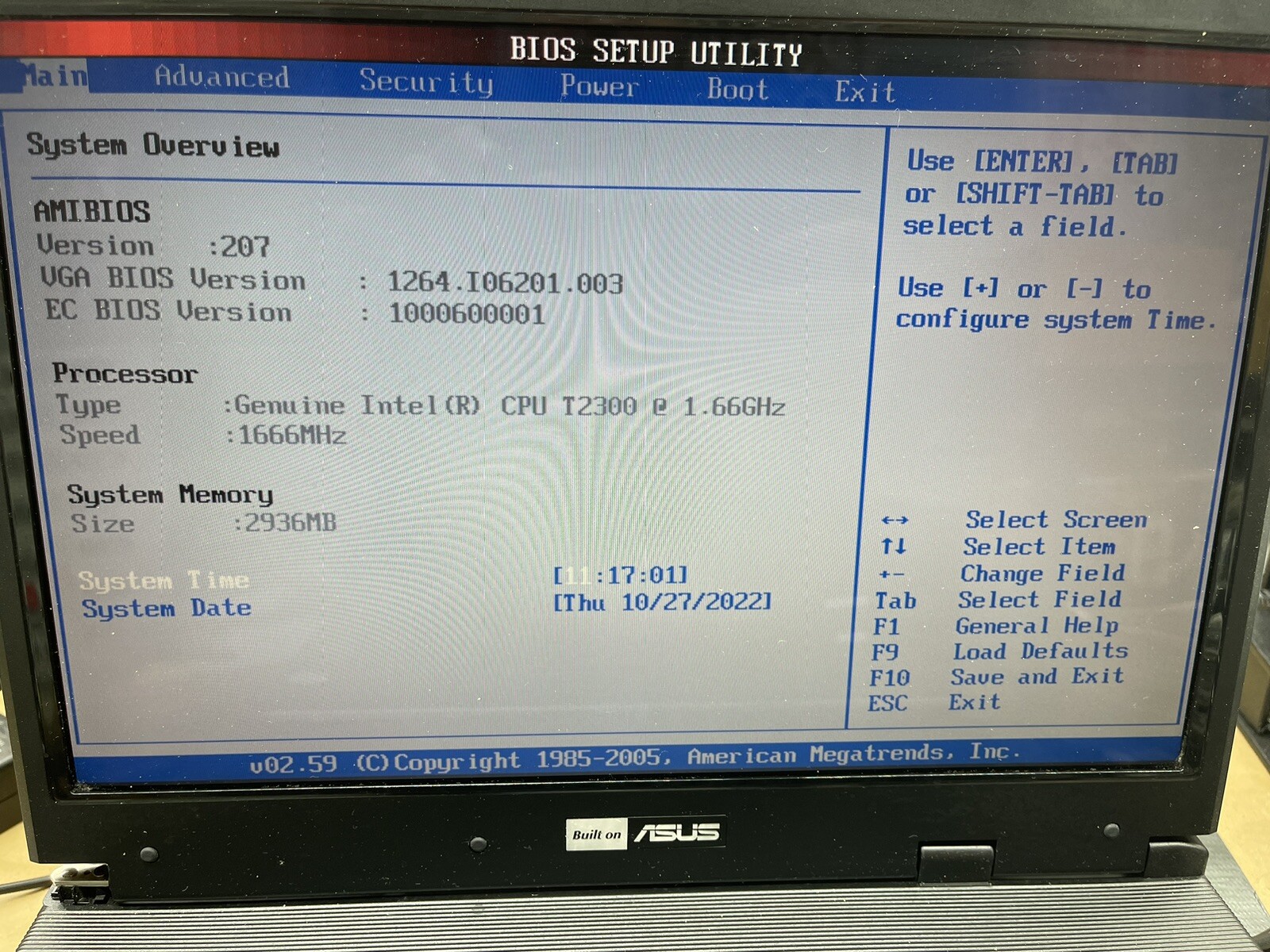 ASUS Barebook Z62F Intel Graphics 950 14.0 Core Duo 1.66 GHz Vintage Tested