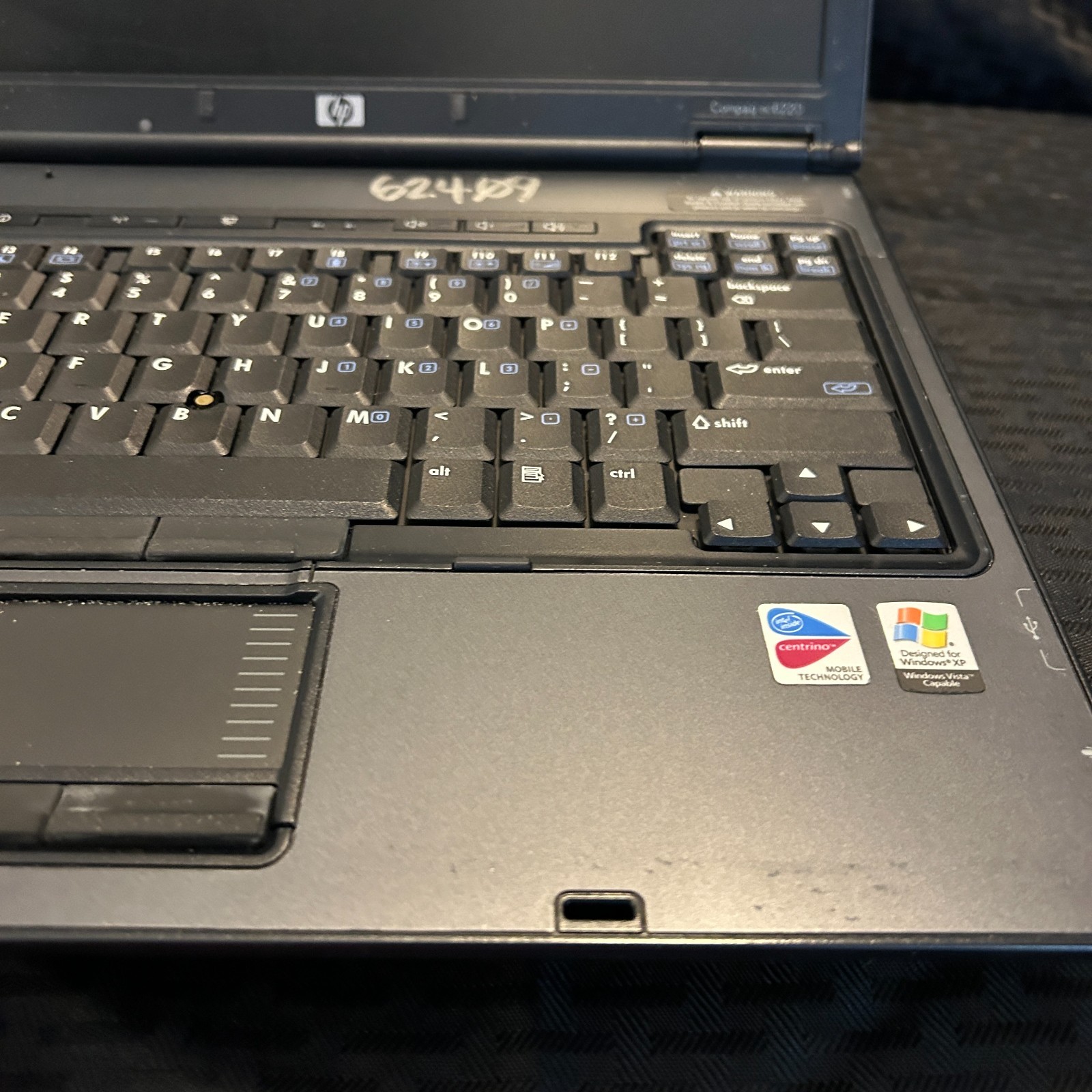 HP Compaq 14″ NC6220 Laptop Untested No Power Cable PARTS ONLY
