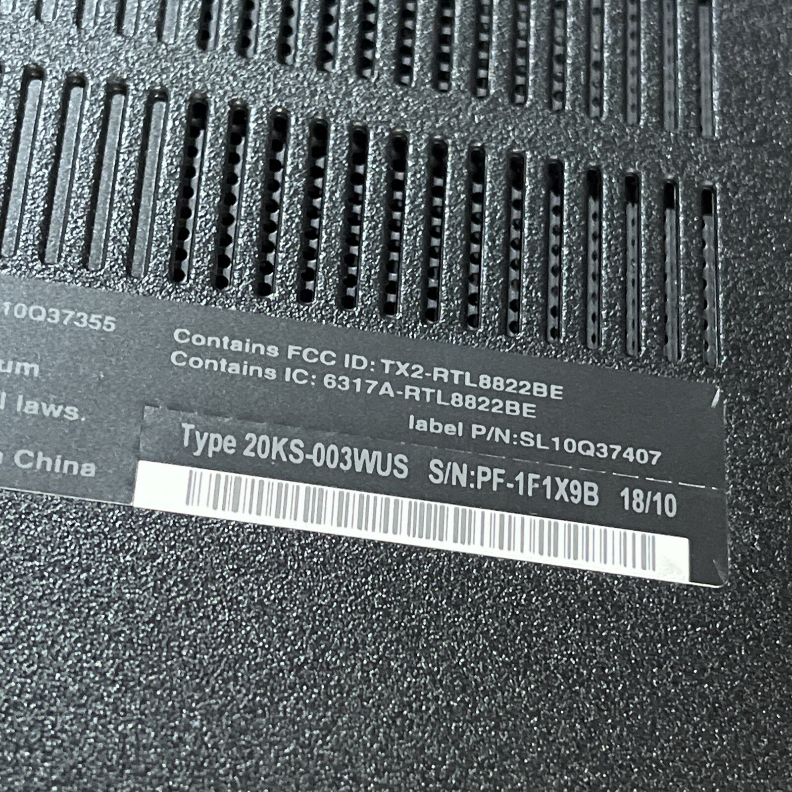 THINKPAD LENOVO E580 INTEL CORE I5-7200U 8GB RAM NO HD