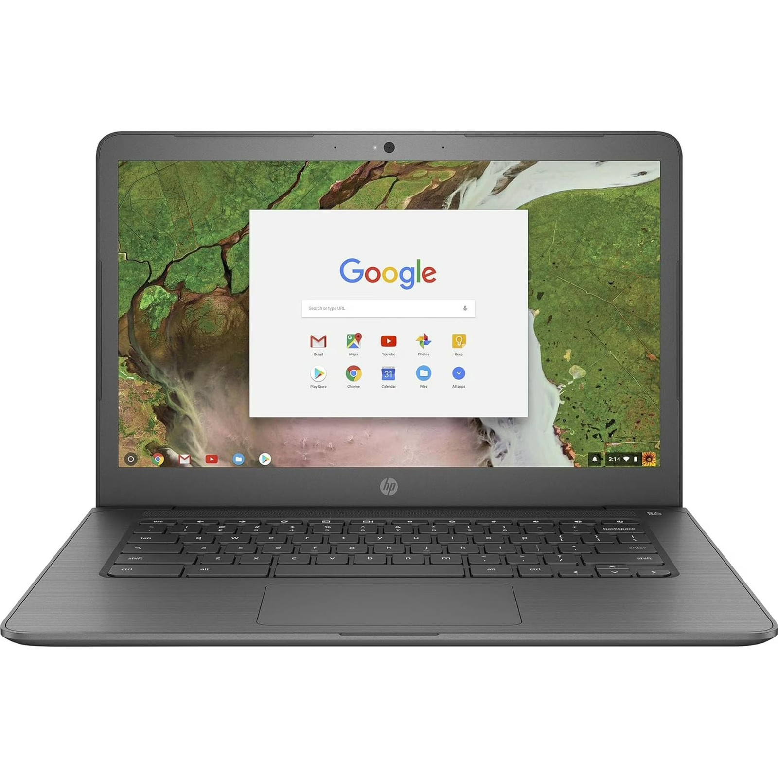 HP Chromebook 14 G5 14″ Intel Celeron N3350 1.1Ghz 4GB RAM 16GB SSD Grade C