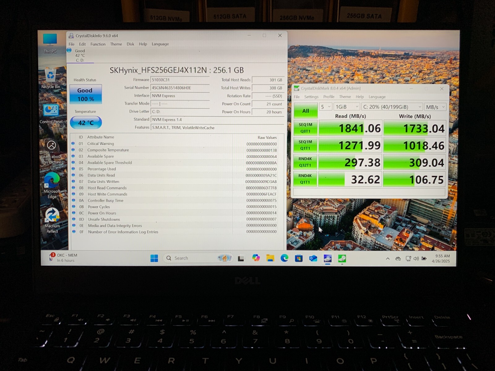 Dell XPS 9360, i5 7300u, 8 GB – 256 GB M2 NVMe SSD Windows 11 Pro # D82R5H2