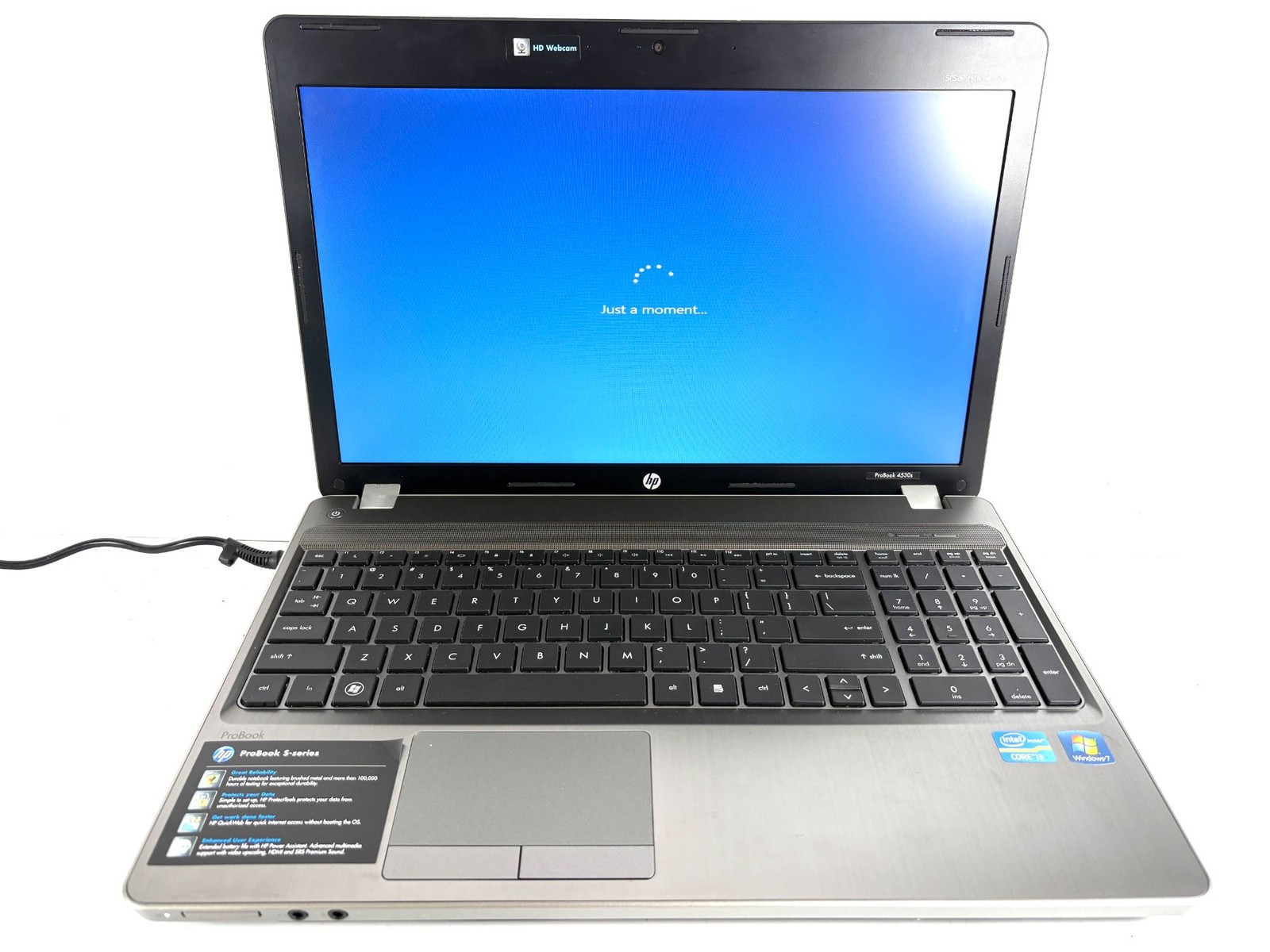 HP ProBook 4530s 15.6″ HD 2.2GHz i3 4GB RAM 500GB HDD Windows 10