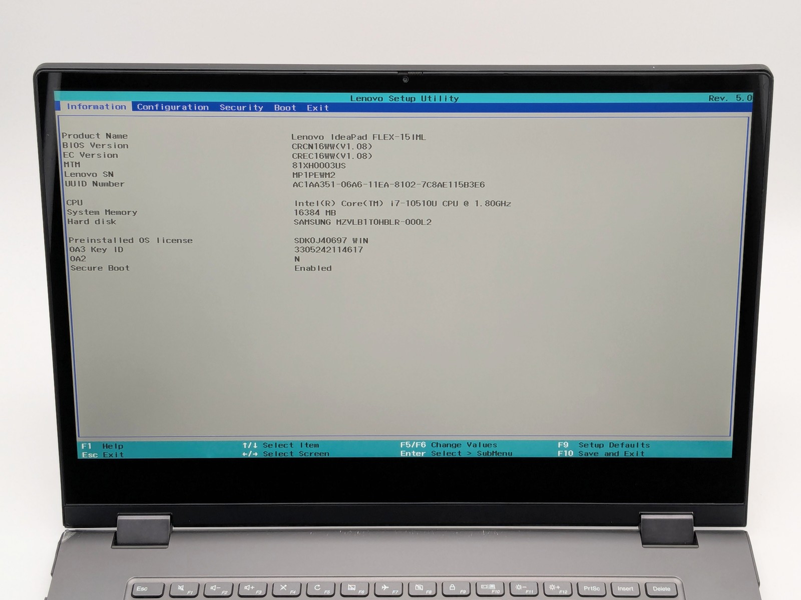 Lenovo IdeaPad FLEX-15IML 2-in-1 15″ FHD Touch I7-10510U 1TB SSD 16GB W11P MX230