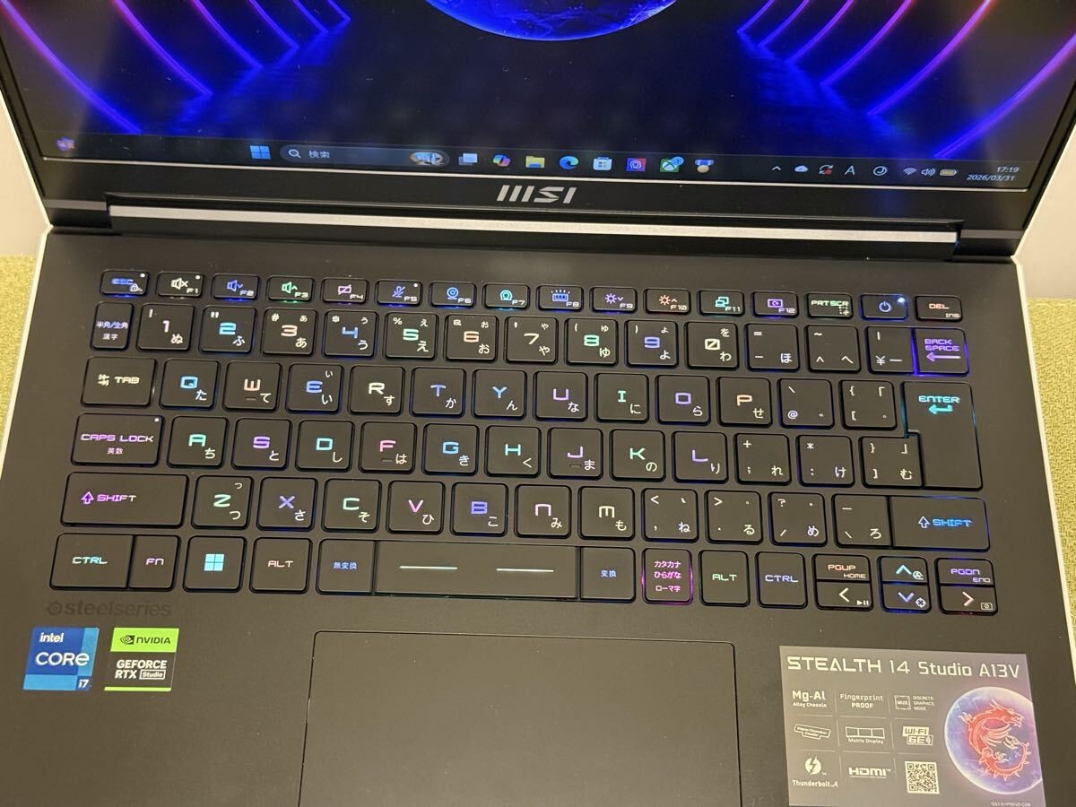MSI Stealth 14 Studio A13VE 14″ 16GB 1TB SSD GeForce RTX 4050