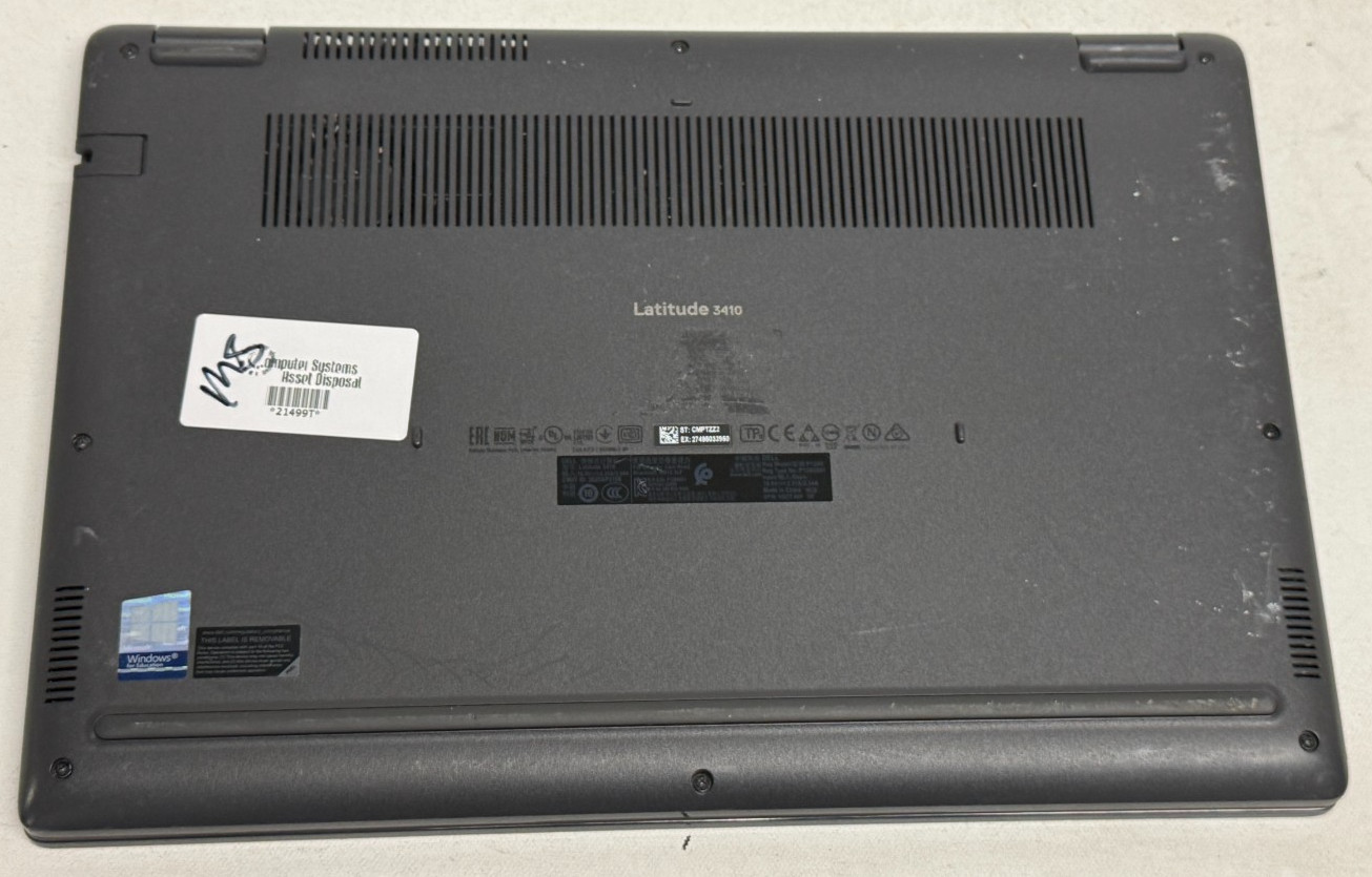 Dell Latitude 3410 14″ (i5-10210u 1.60GHz – 16GB RAM – 256GB SSD – Win11Home)