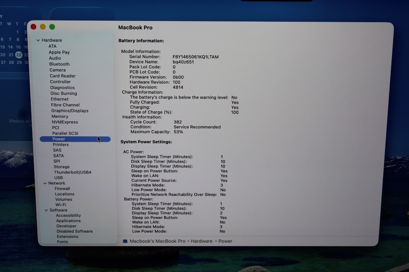 14″ 2021 Apple MacBook Pro A2442, M1 Pro, 1TB/16GB, macOS, Battery Issue