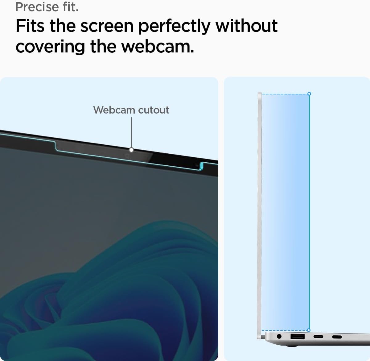 Screen Protector for Surface Laptop 13.8 inch – Tempered Glass, 9H Hardness