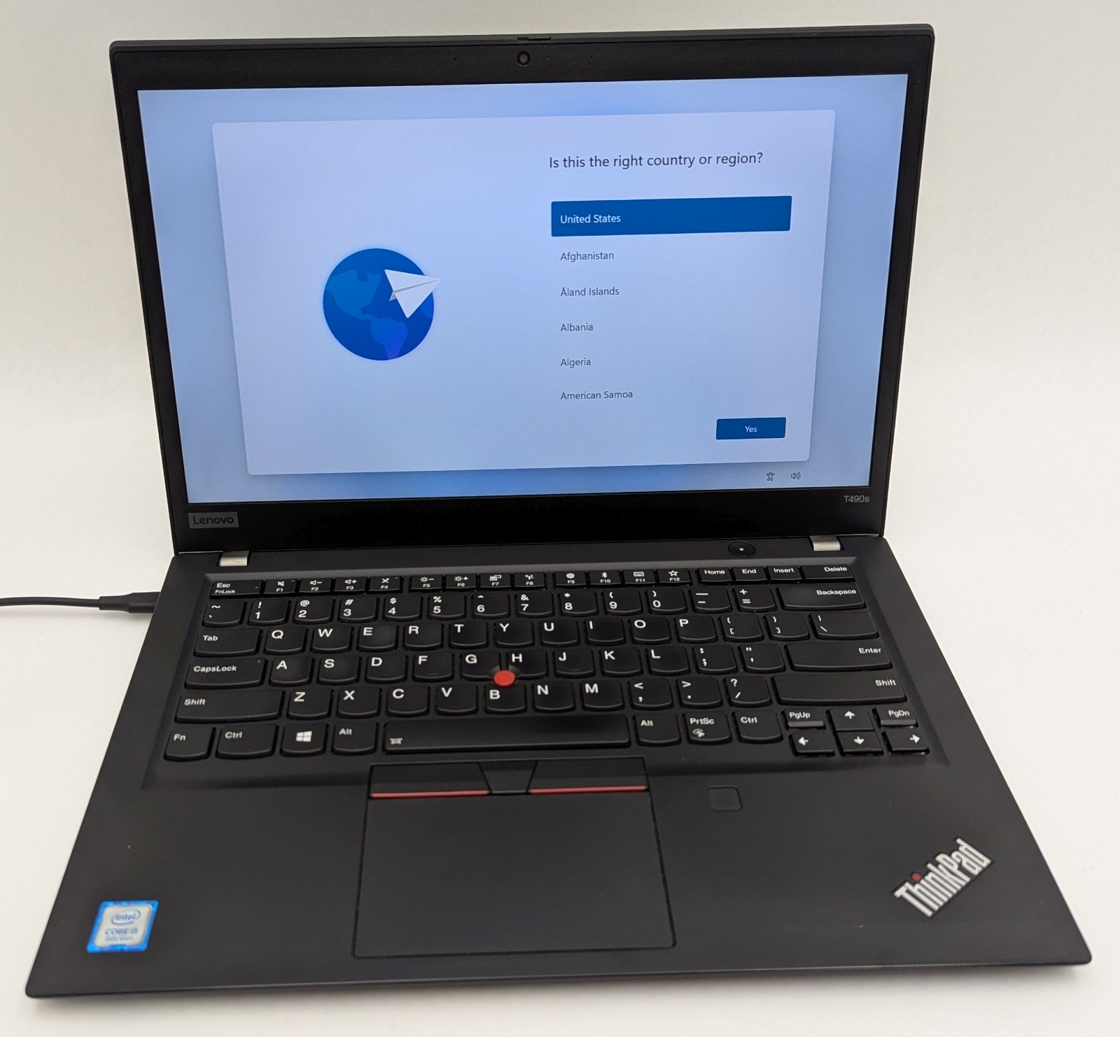 Lenovo ThinkPad T490s 14″ Laptop i5-8265U 1.60GHz 8GB RAM 256GB NVMe Win 11 Pro