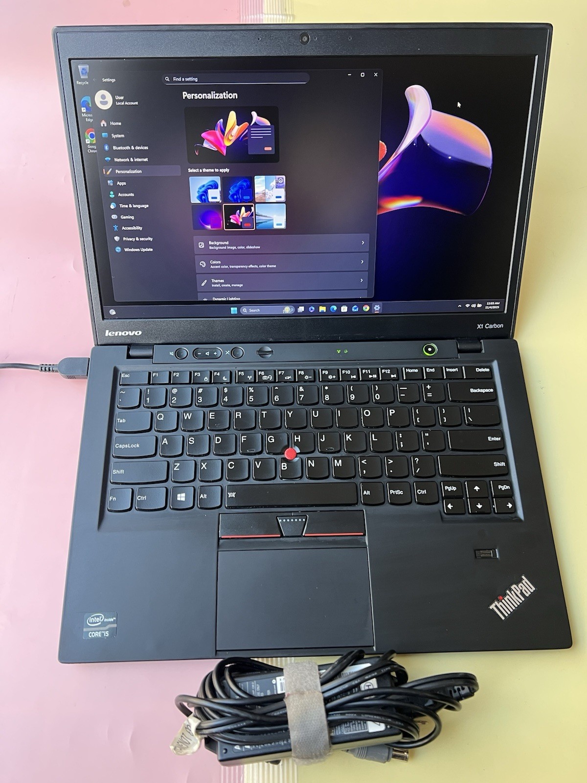 LenovoThinkPad X1 Carbon Core i5-3317U 128GB SSD 4GB RAM BACKLIT WEBCAM 1600X900