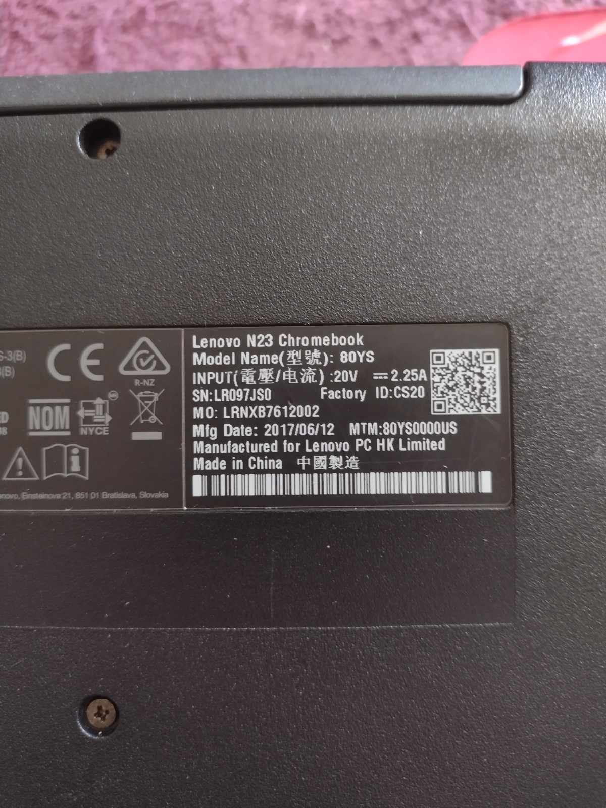 Lenovo N23 Chromebook 1.60 GHz 2GB Ram 16GB NICE CLEAN ZORIN OS WITH CHAGER