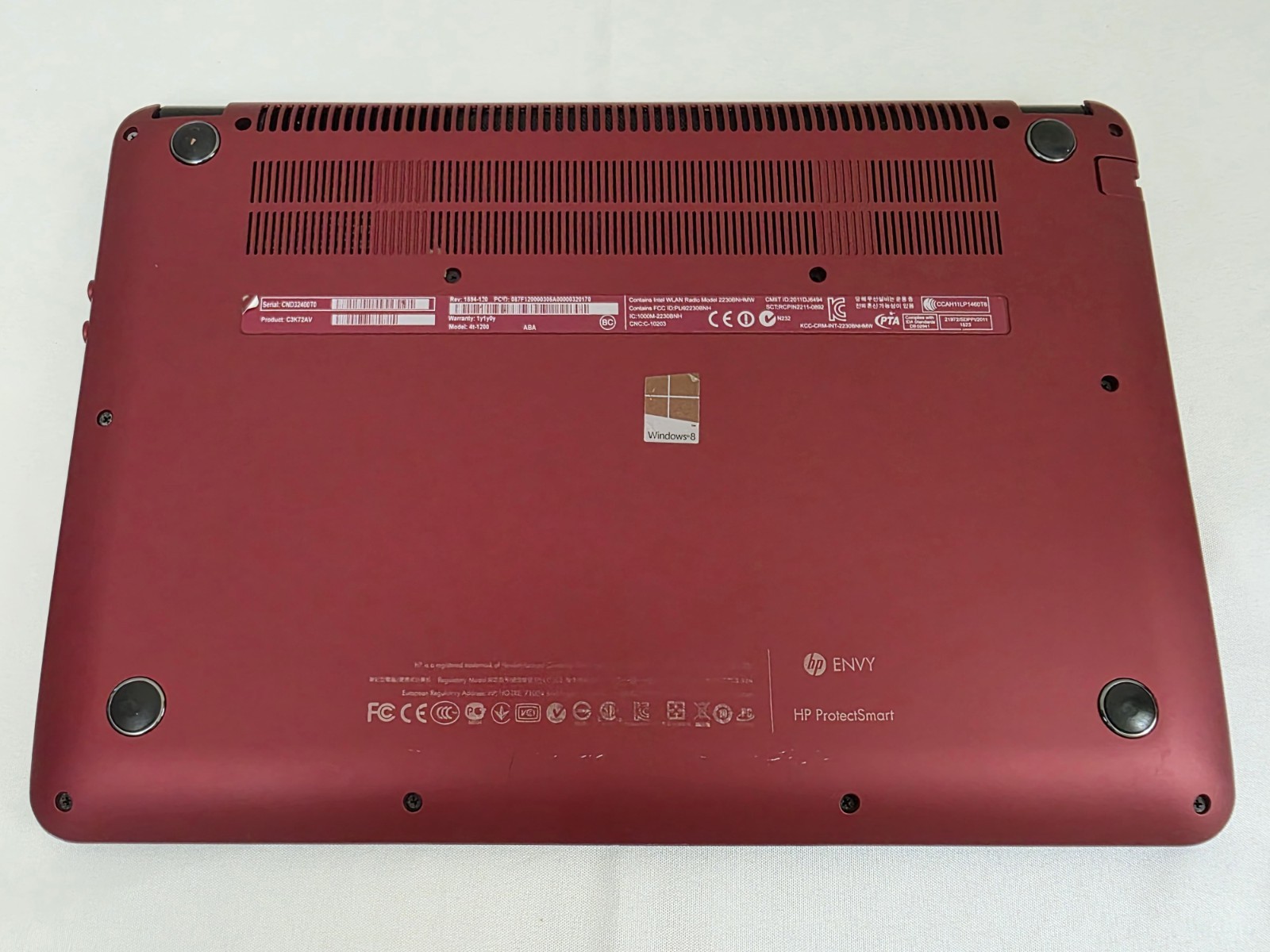 *HP Envy 4t-1200 Laptop – 14″ Screen – Intel Core i3 – Windows 8 – Parts Only*
