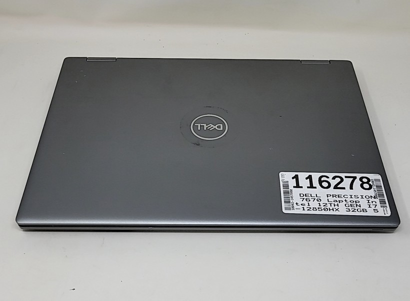 DELL PRECISION 7670 Laptop Intel 12TH GEN I7-12850HX 32GB 512GB