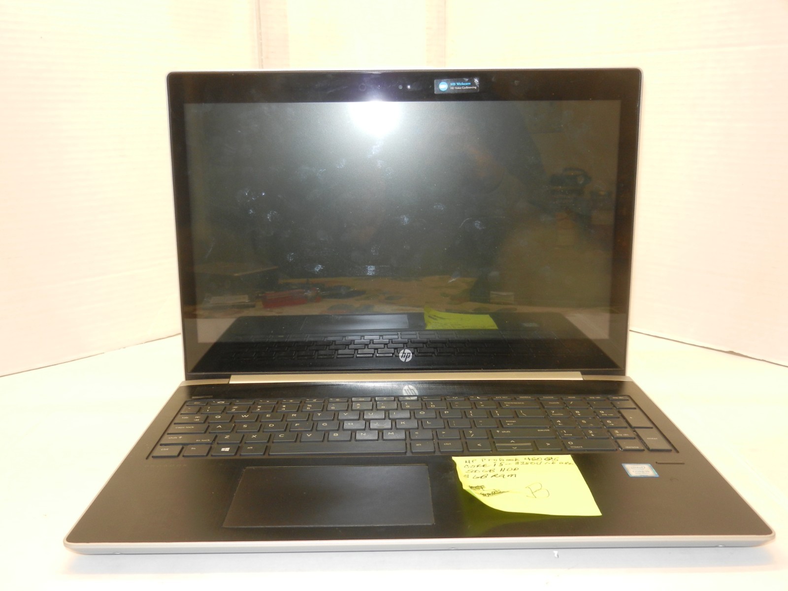 HP PROBOOK 450 G5 15.6 CORE 15-8250@1.6GHz 8GB RAM 500GB HDD WINDOWS 10 (B)