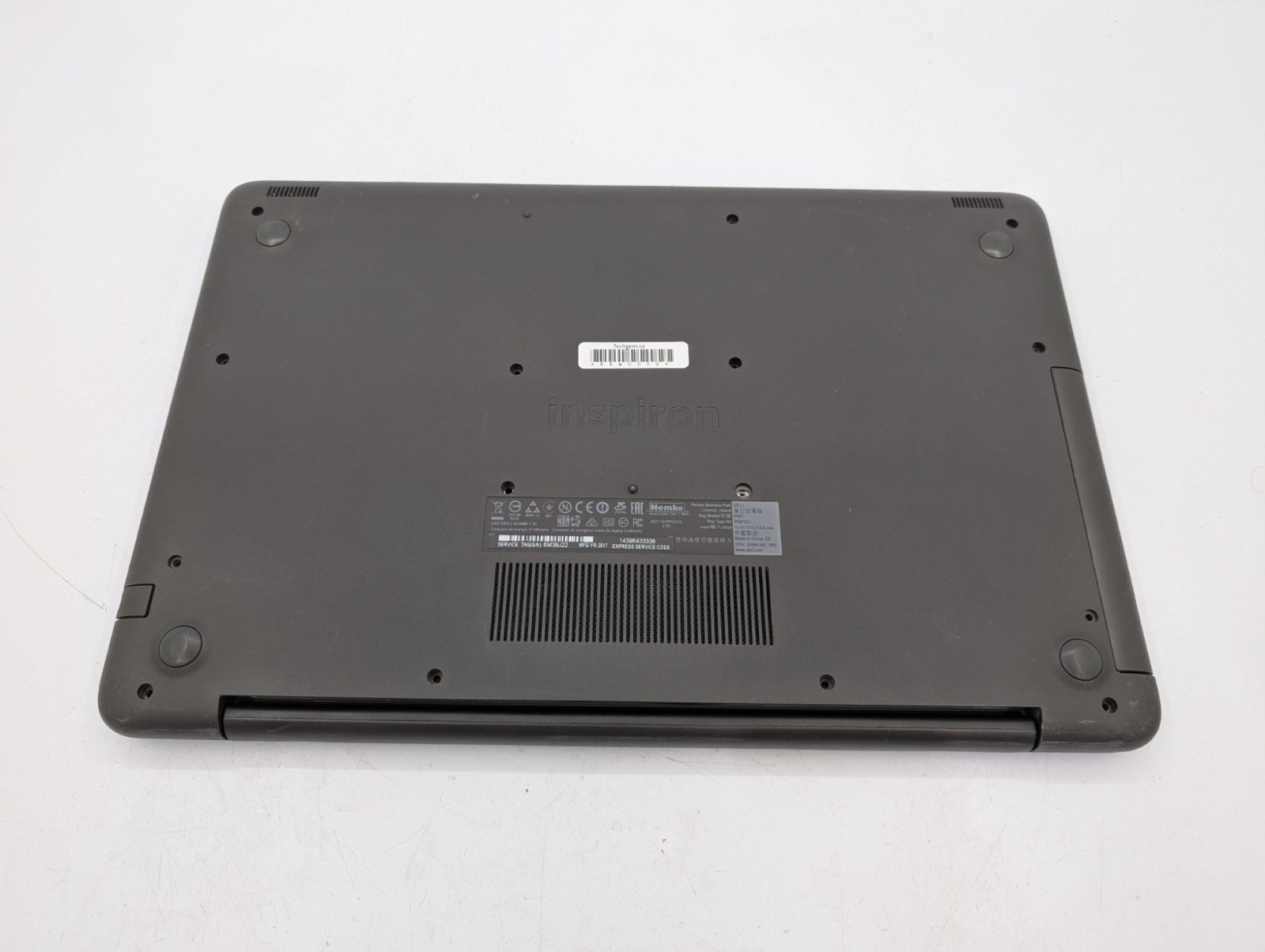 Dell Inspiron 5565 15.6″ Laptop A9-9400 No RAM No SSD Missing HDD Connector