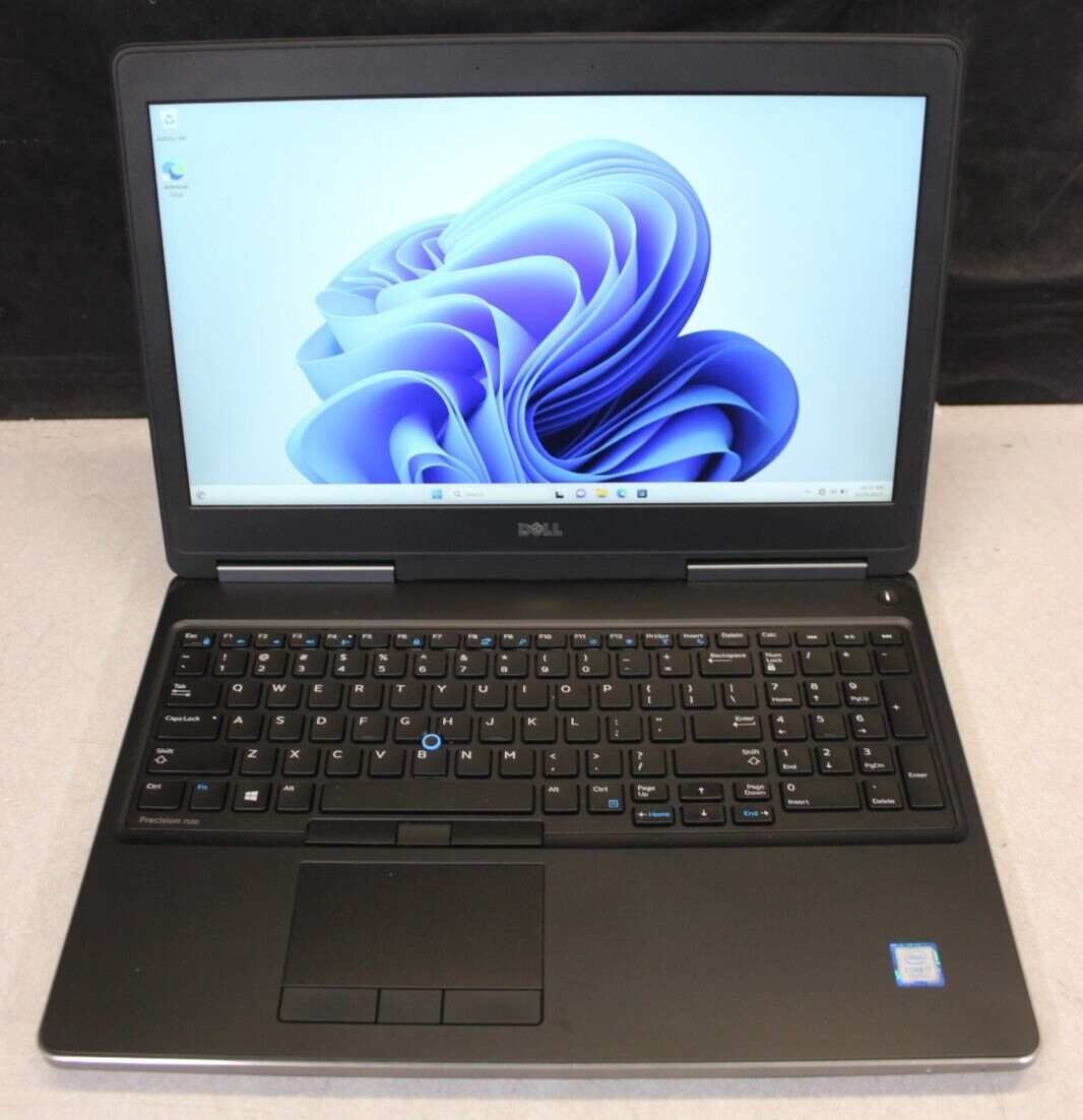 Dell Precision7520 I7-7820HQ-512NvME SSD&1TB HDD 32GB DDR4 Win11Pro
