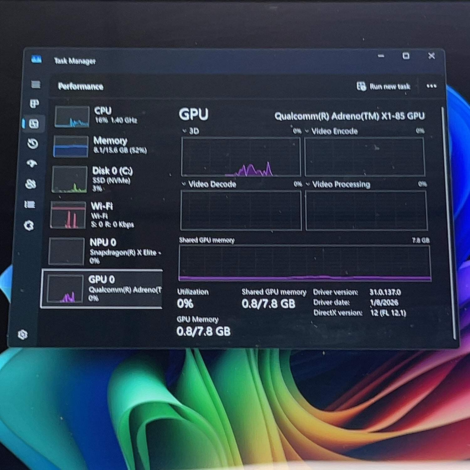 Microsoft Surface Pro 11 2076 13″ Snapdragon X 3.42GHz 16GB RAM 1TB SSD