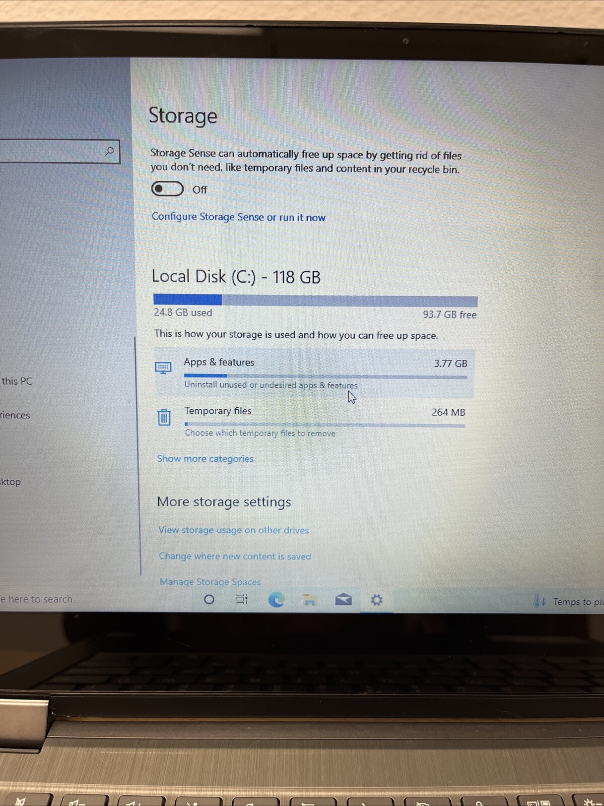 Lenovo Ideapad Flex 6 14in 2-1 Touchscreen Gold 4415U 2.3GHz 4GB RAM 128GB