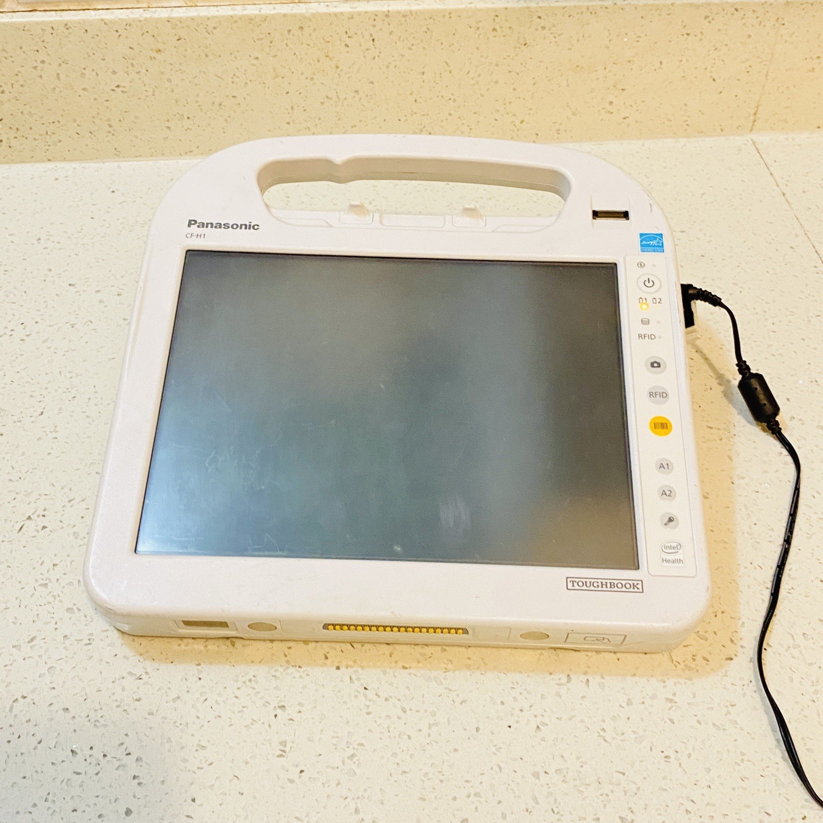 Vintage Panasonic Toughbook CF-H1 Tablet w/ Dock Windows 7 80GB HDD Read…
