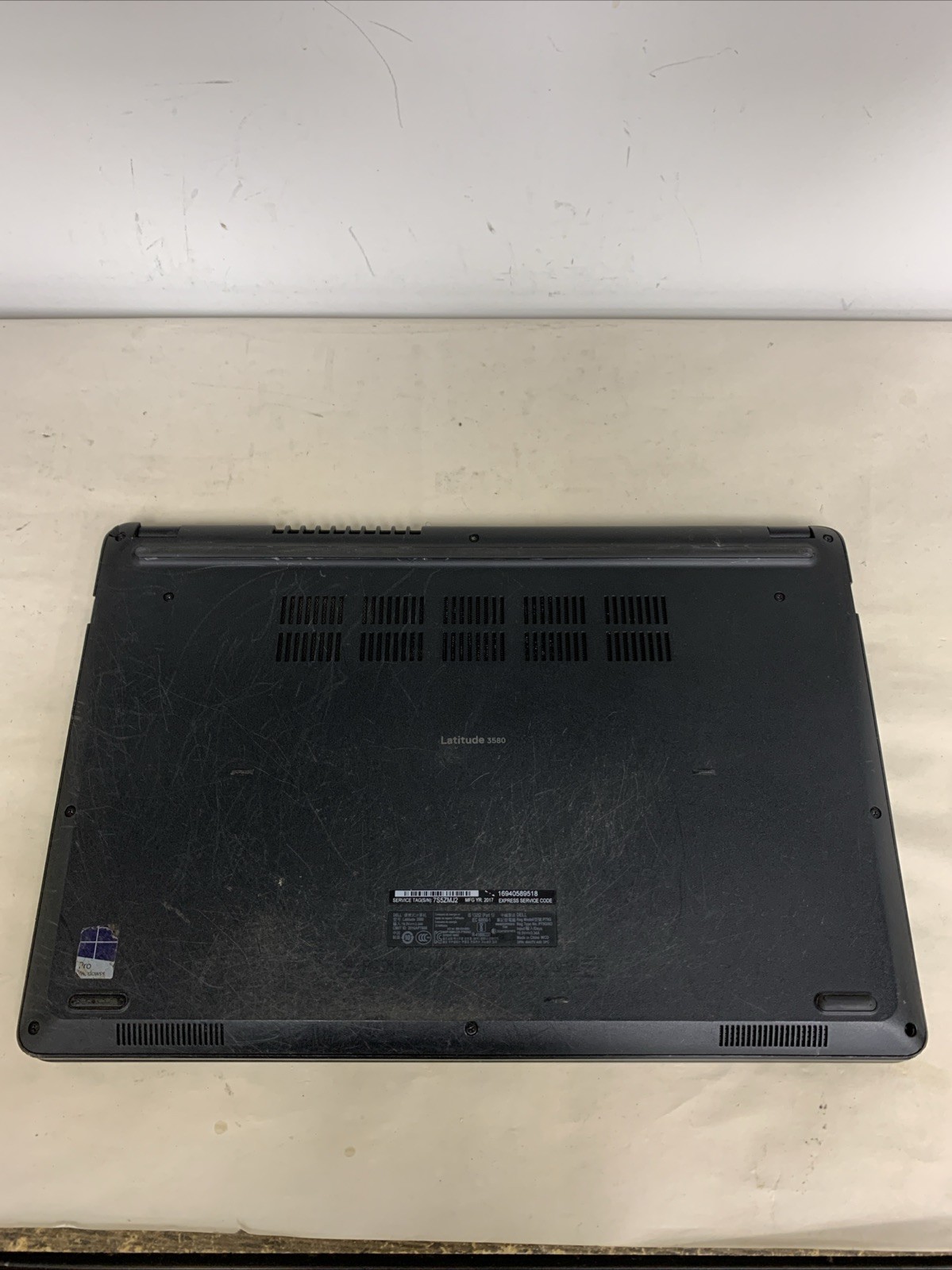 Dell Latitude 3580 15.6″ Laptop i5-7200U 8GB RAM NO HDD | Boot To Bios | DESC