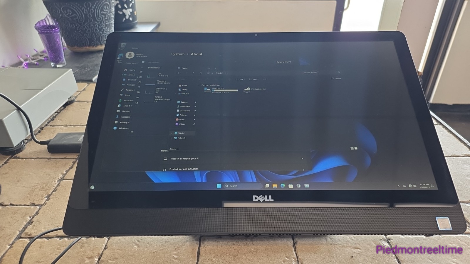 Dell Inspiron 24-5459 24″ Core i5-6400T 2.2GHz 16GB RAM 500GB SSD Windows 11