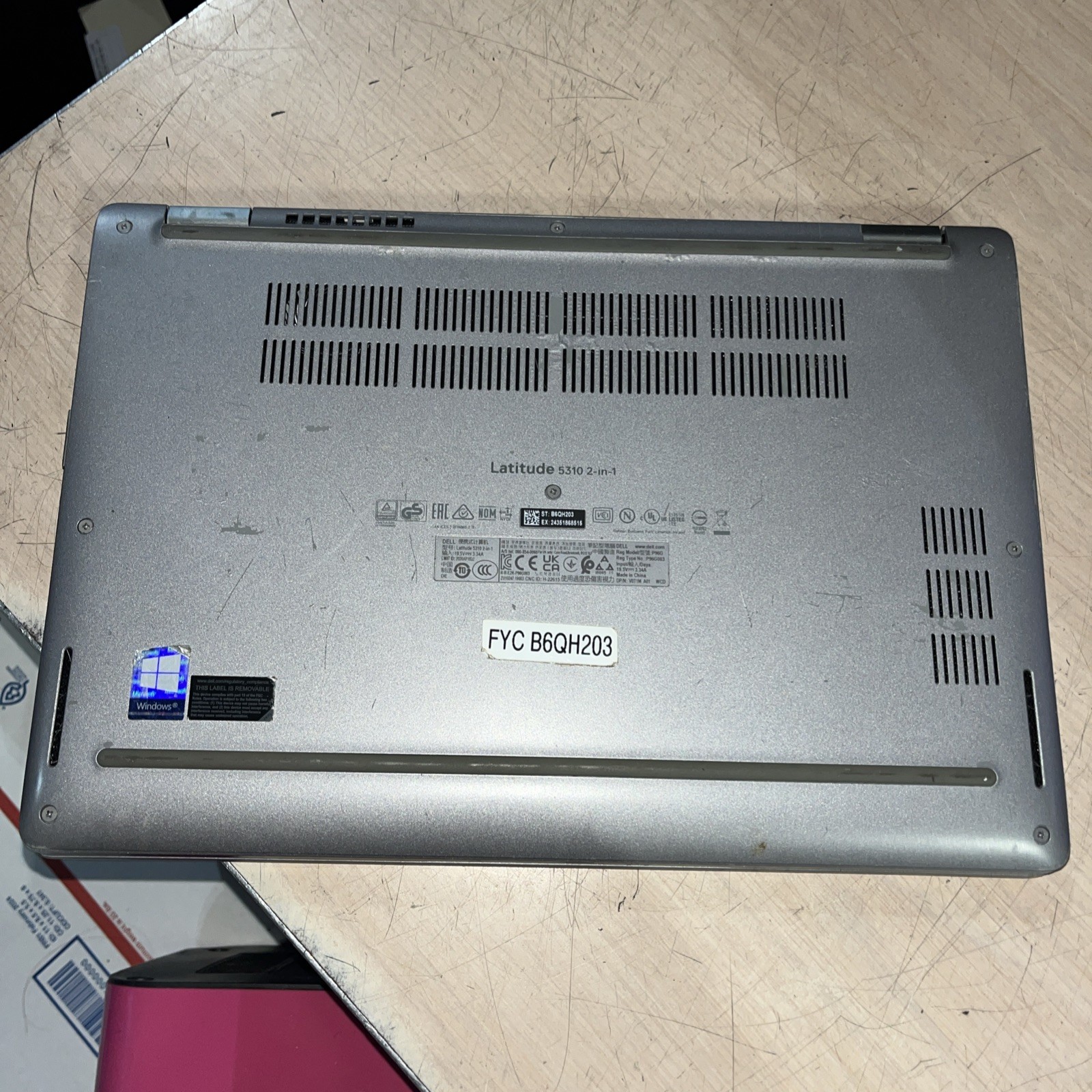 DELL LATITUDE 5310 2 IN 1 INTEL CORE I5-10210U 1.60GHZ 16GB RAM NO HD