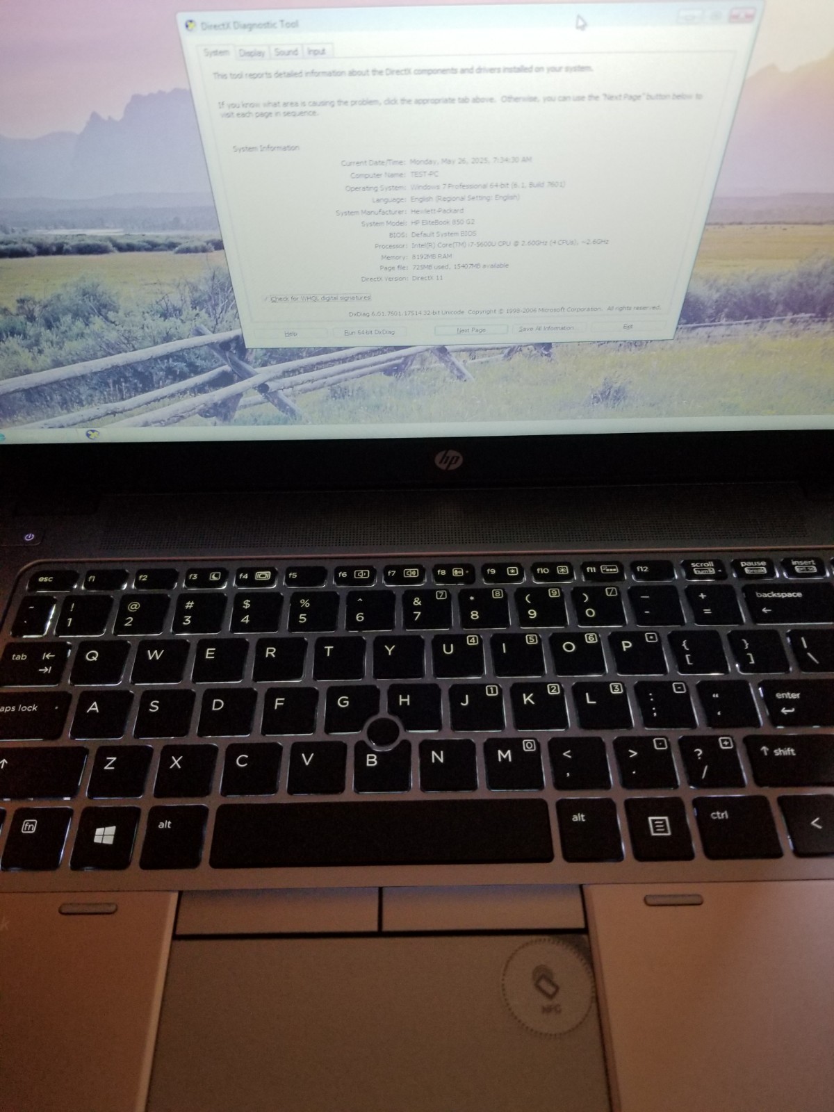 Lot 3 HP EliteBook 850 G2 i7-5600U 8GB RAM 128GB SSD 15.6″ NO AC|OS|Batt *READ*