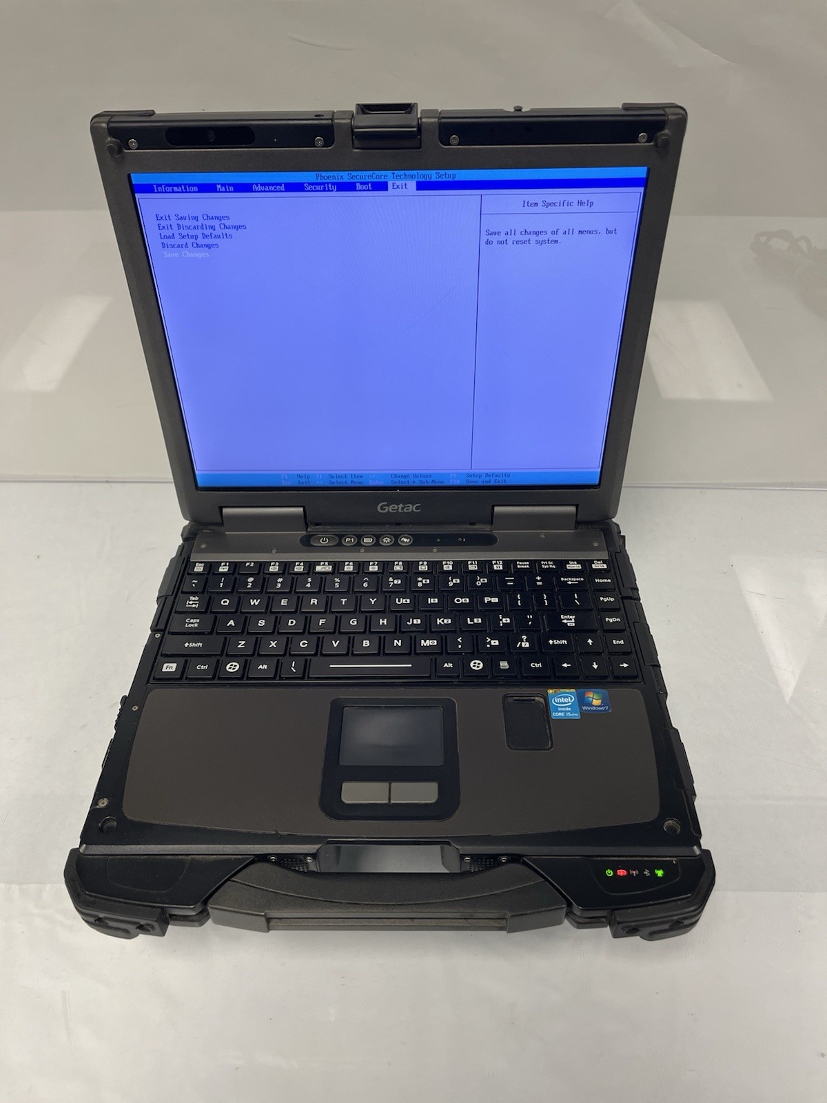 Getac B300 G5 Rugged Touch 13.3″ i5-4300M 2.60GHz 4GB Ram 128GB SSD 13645 Hours
