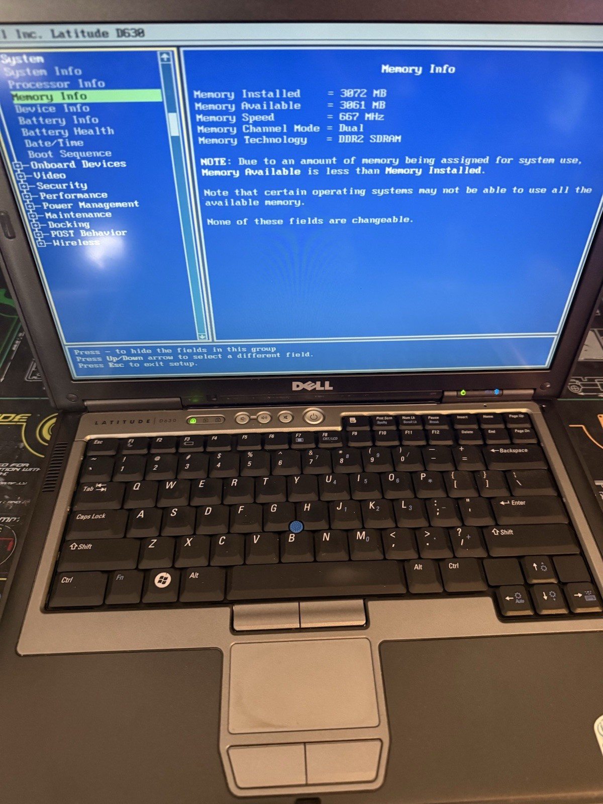 Dell Latitude D620/D630 Laptop Windows XP 3GB RAM 320 GB HDD