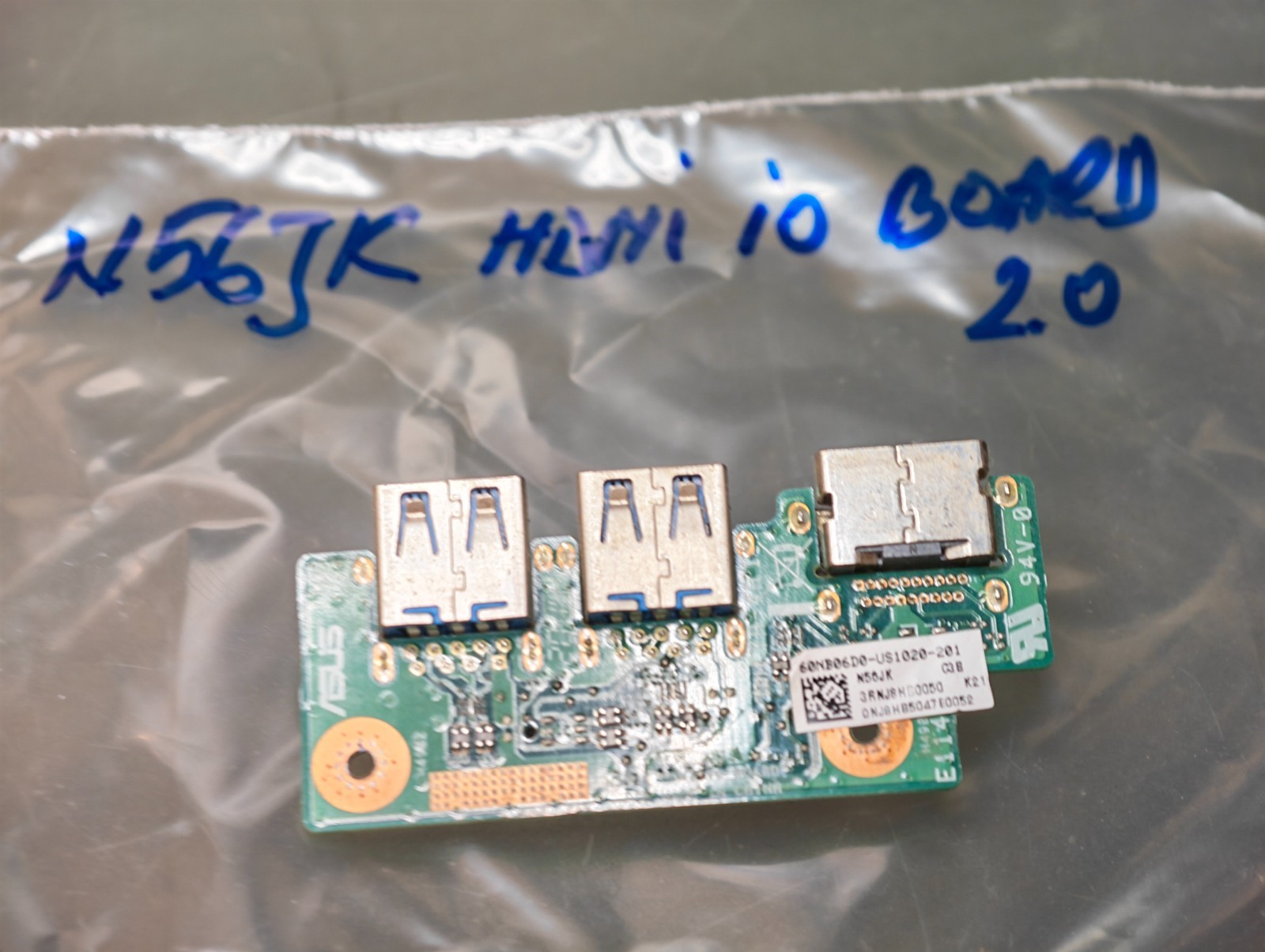 ASUS N56 G56 SOUND CARD 2 USB HDMI N56JK HDMI_IO_BOARD REV. 2.0 #