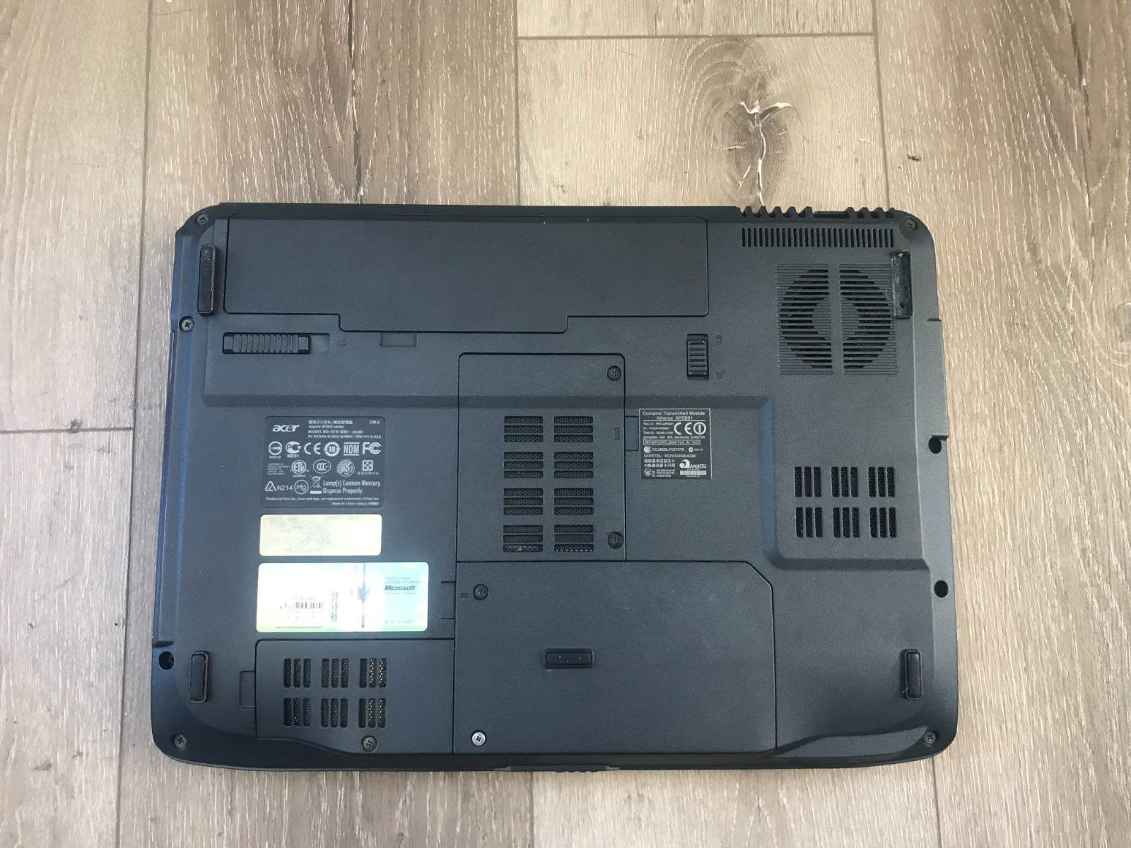 Acer Aspire 4730Z 14.1″ Intel Pentium Dual T3400 2.16GHz 4GB RAM 240GB SSD Win10