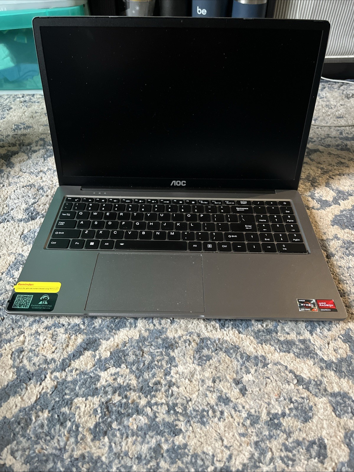 AOC AX16 PRO Laptop – Ryzen 7 5700U, 16GB RAM, 512GB SSD, 16” FHD, Win11