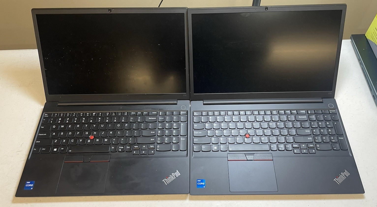 Lot of 2 Lenovo ThinkPad E15 Gen 2 i5 NO RAM NO SSD NO POWER FP/R