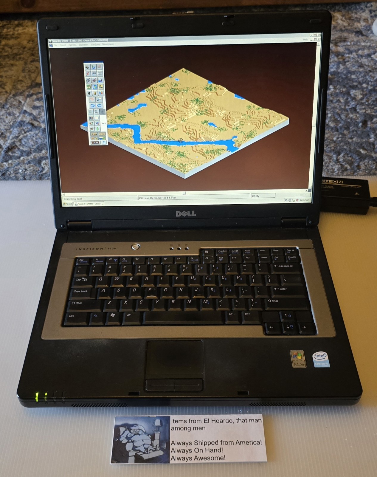 Dell Inspiron B130 Laptop 1GB Ram 40GB HDD 1.50 Ghz Celeron M Windows XP DVD
