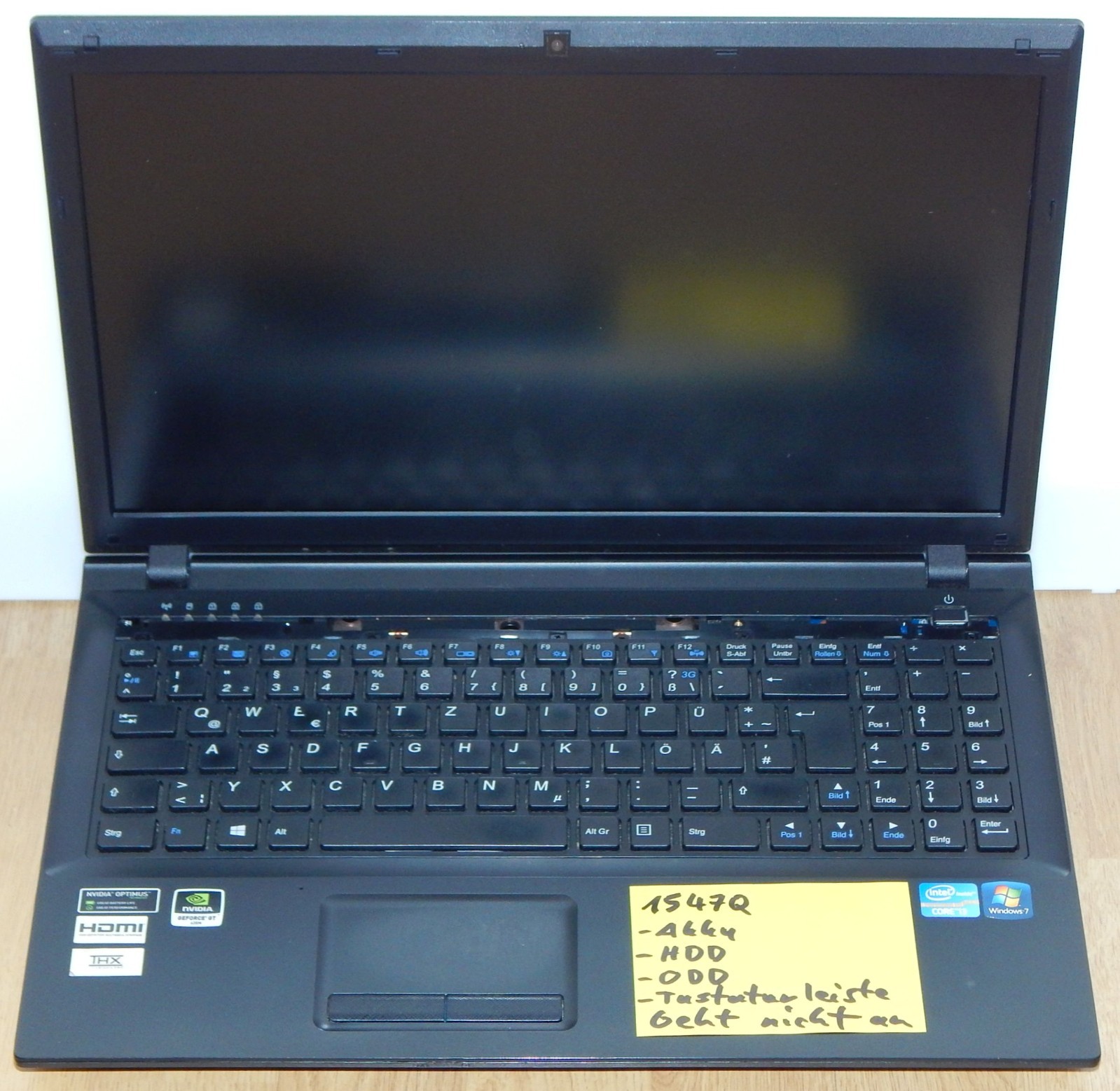❌ FAULTY/DAMAGE ❌ Notebook Laptop Terra Mobile 1547Q Does Not Power On❌No HDD/ODD❌