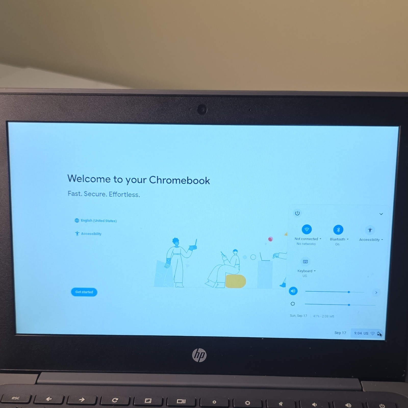 ​HP Chromebook 11A G8 EE – GOOD Condition-Includes Gumdrop Case-FOR PARTS/LOCKED