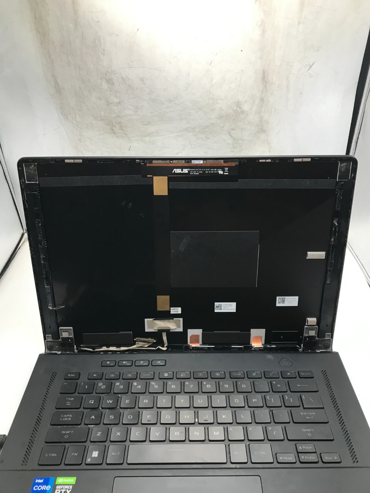 ROG Zephyrus M16 (2022) GU603ZM Intel Core i7 12th Gen NO RAM RTX 3060 For Parts
