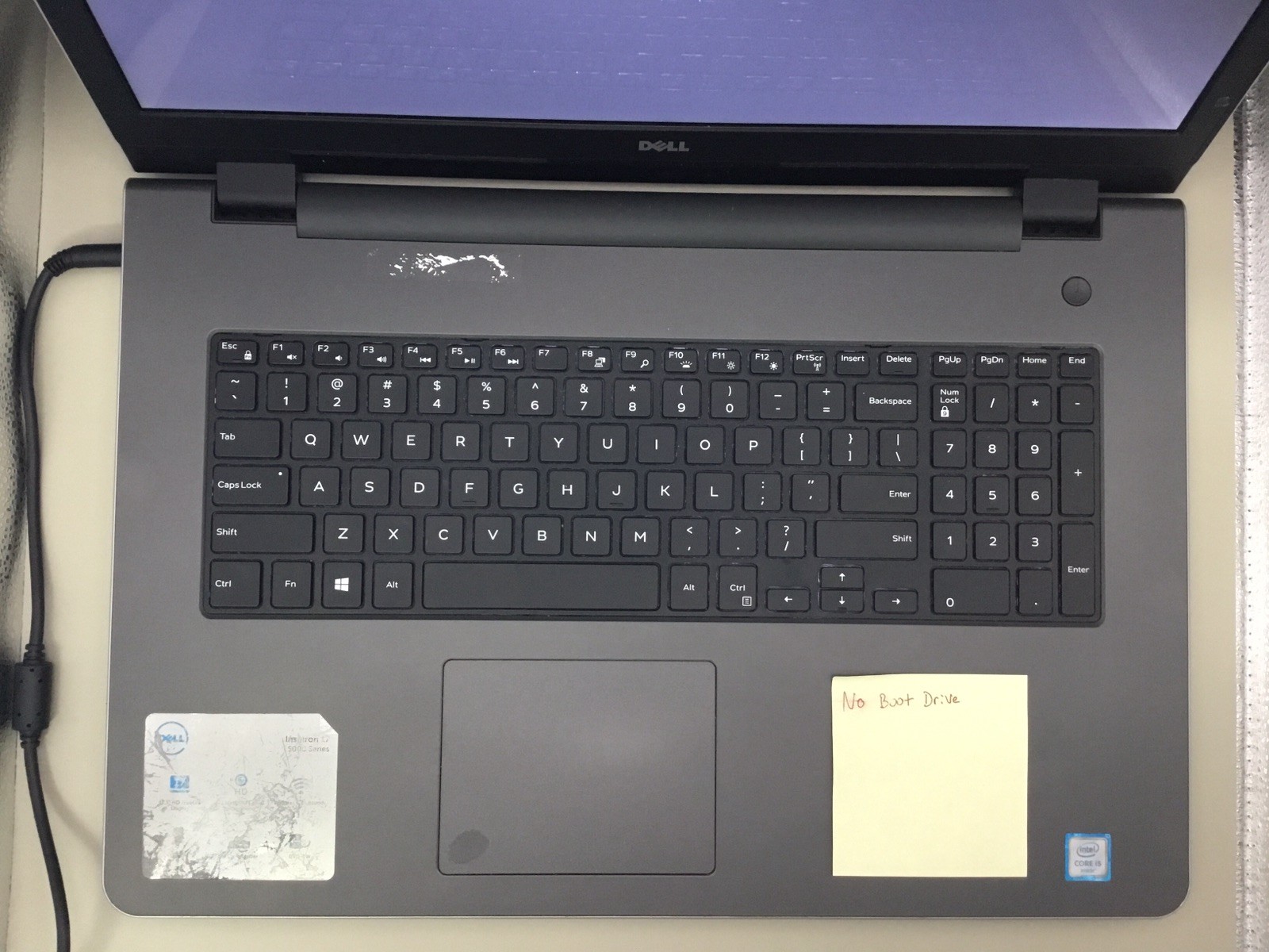 Dell Inspiron 5759 17.3″ Laptop w/ 8GB RAM i5-6200U CPU – No HDD/OS/NO BATTERY