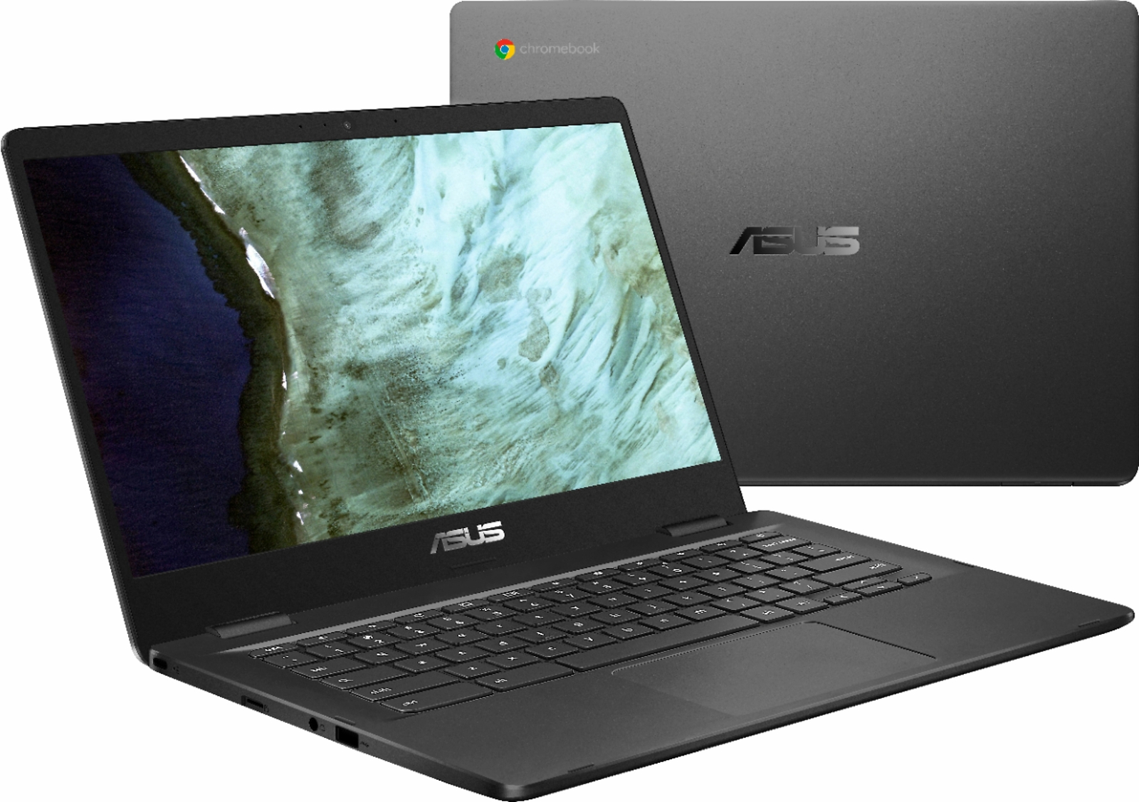 🔥2023 ASUS 14.0″ HD Chromebook Intel Celeron N3350/4GB/32GB eMMC Gray C423NA🔥